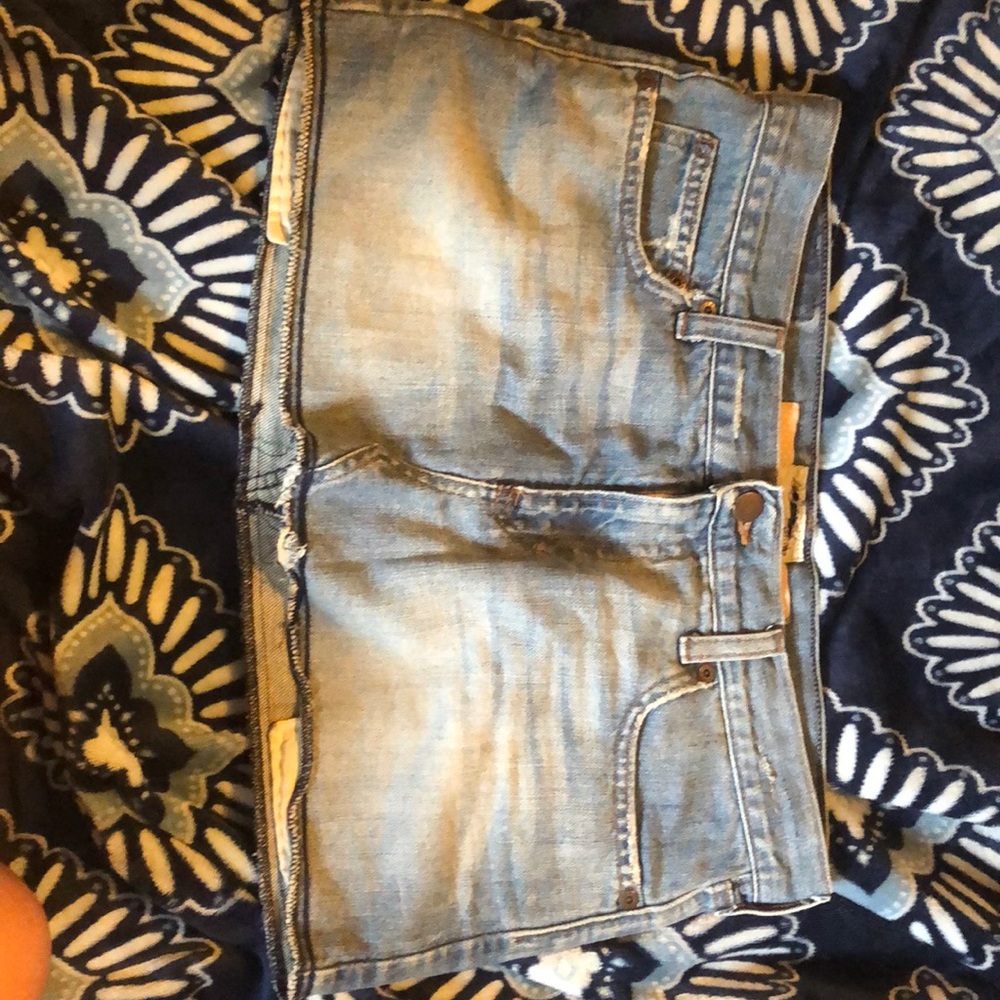 Abercrombie and Fitch denim mini skirt